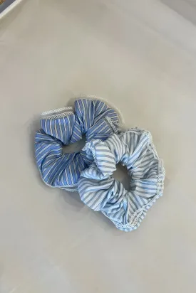 Coastal Striped Scrunchies