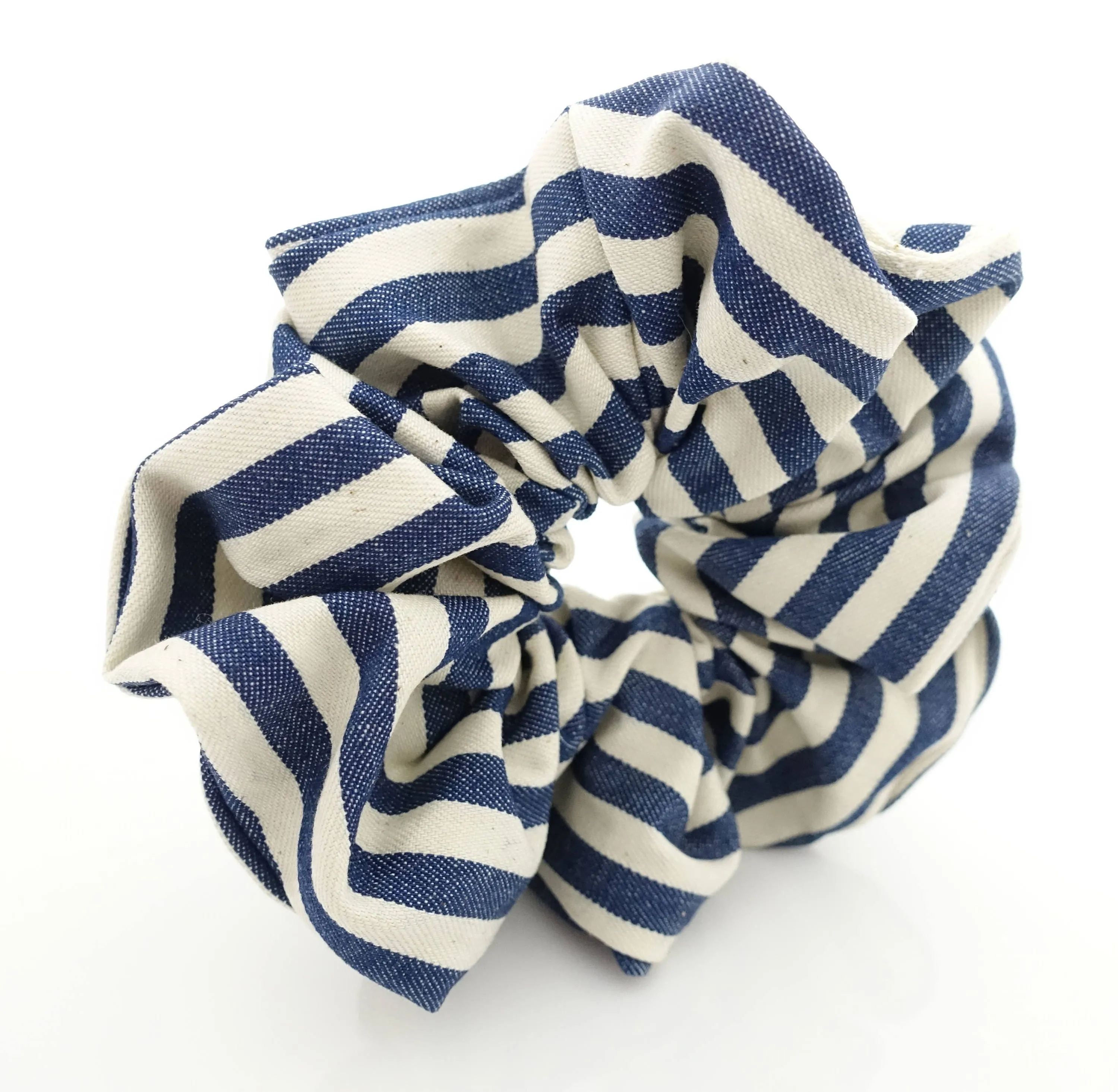 cotton stripe scrunchies hair ties scrunchy women hair accessories