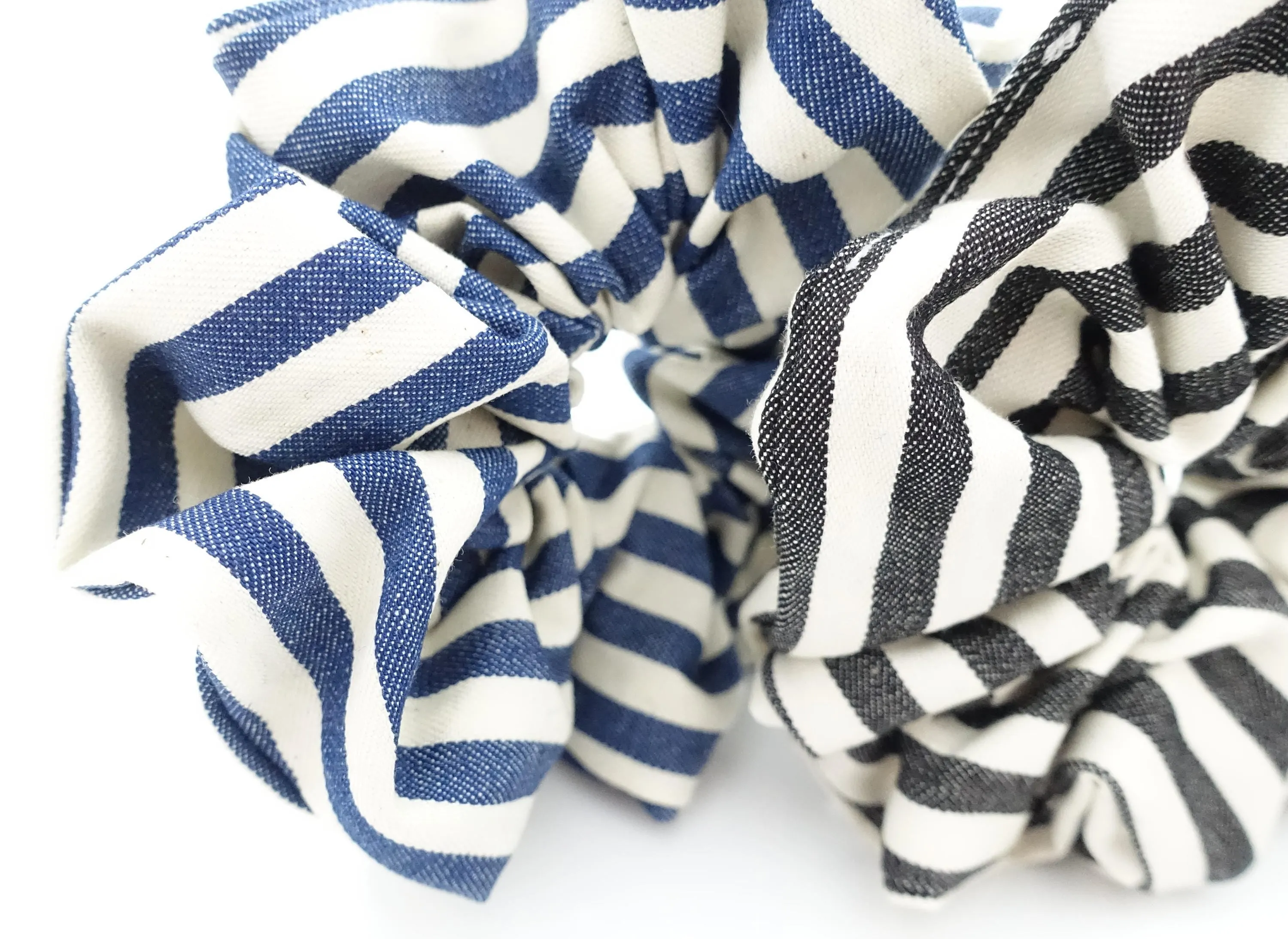 cotton stripe scrunchies hair ties scrunchy women hair accessories