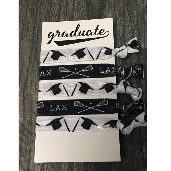 Graduation Lacrosse Hair Ties - Pick