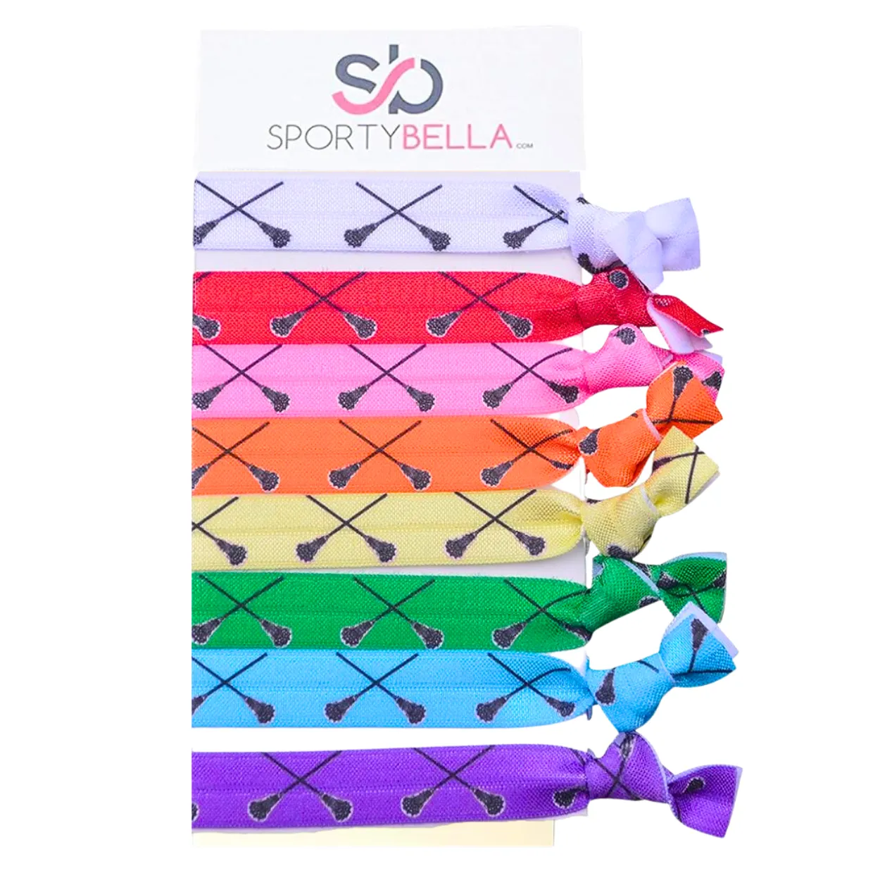 Lacrosse Hair Ties Set- Multi Colored