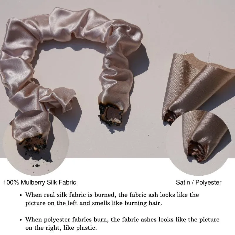 Large Silk Scrunchies - custom and wholesale