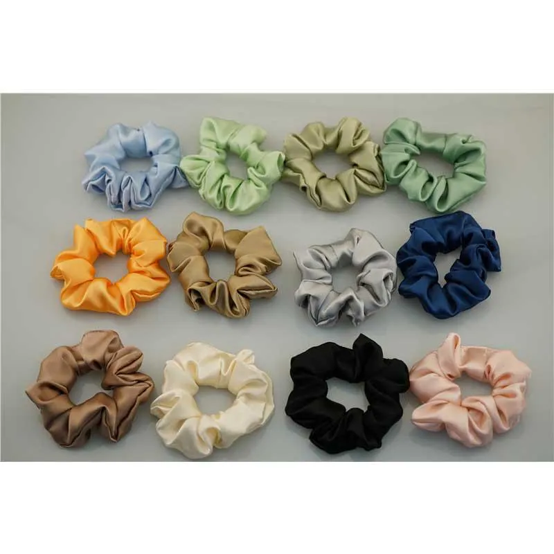 Large Silk Scrunchies - custom and wholesale