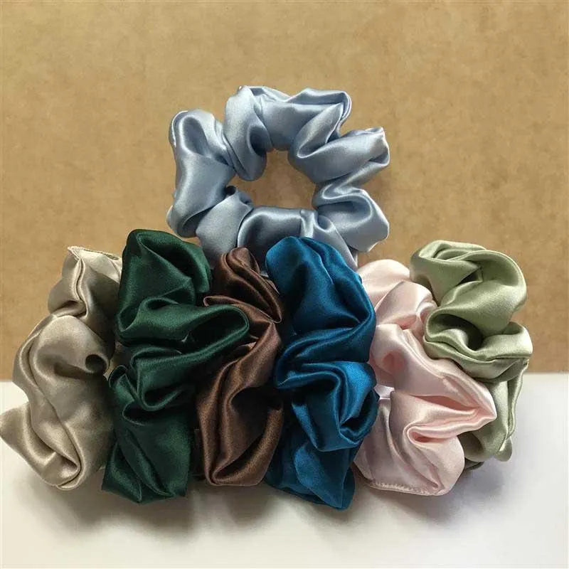 Large Silk Scrunchies - custom and wholesale