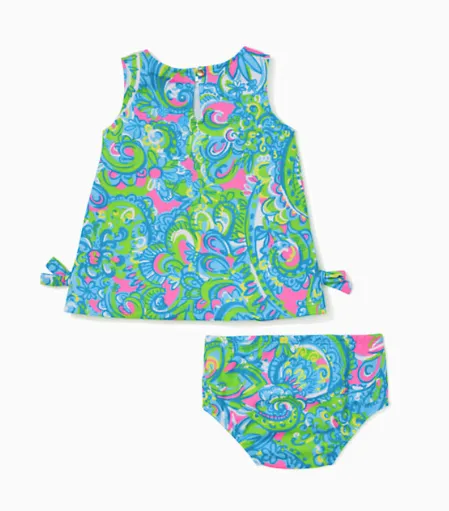 Lilly Pulitzer Baby Lilly Knit Shift Dress - Seabreeze Blue Hey Gull Friend