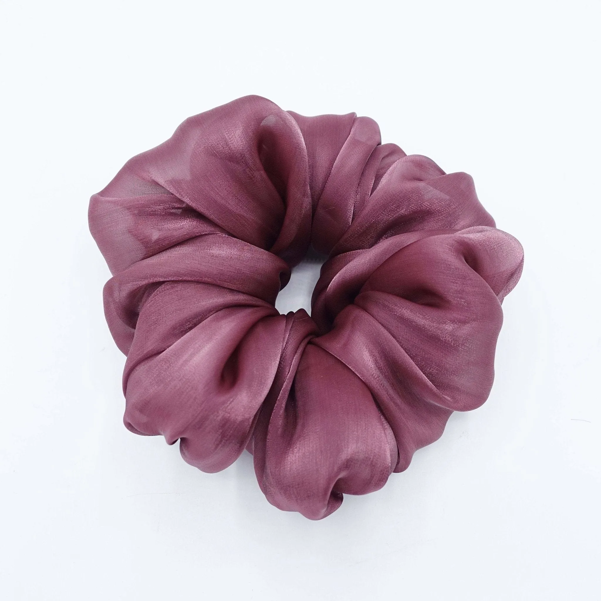 organza oversized  scrunchies big giant jumbo scrunchie clooud scrunchy women organdy hair elastic tie