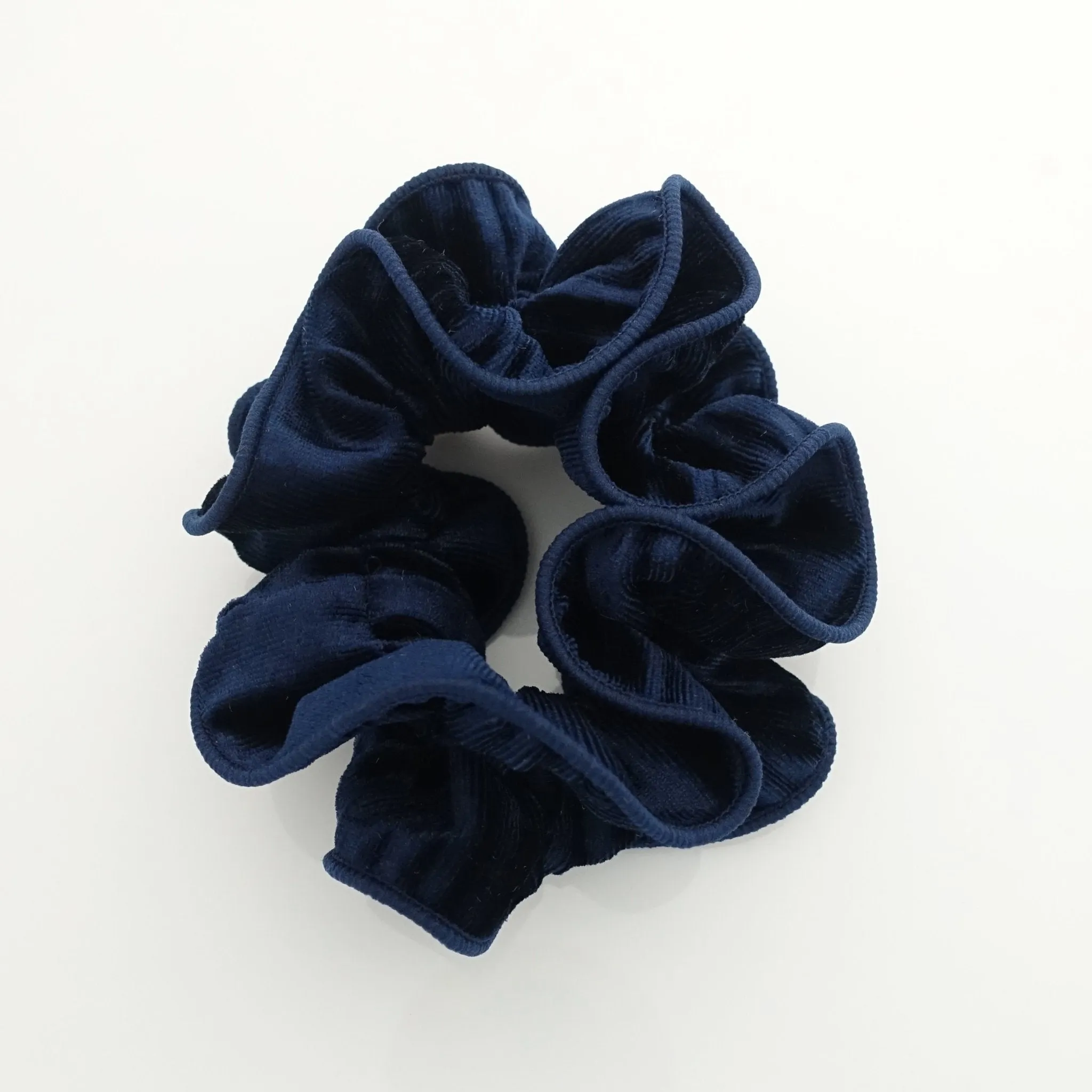 pleated velvet hair scrunchies pretty hair accessory hair elastic scrunchie for women