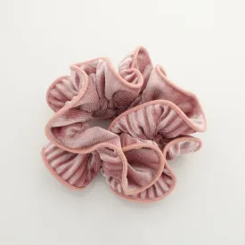 pleated velvet hair scrunchies pretty hair accessory hair elastic scrunchie for women