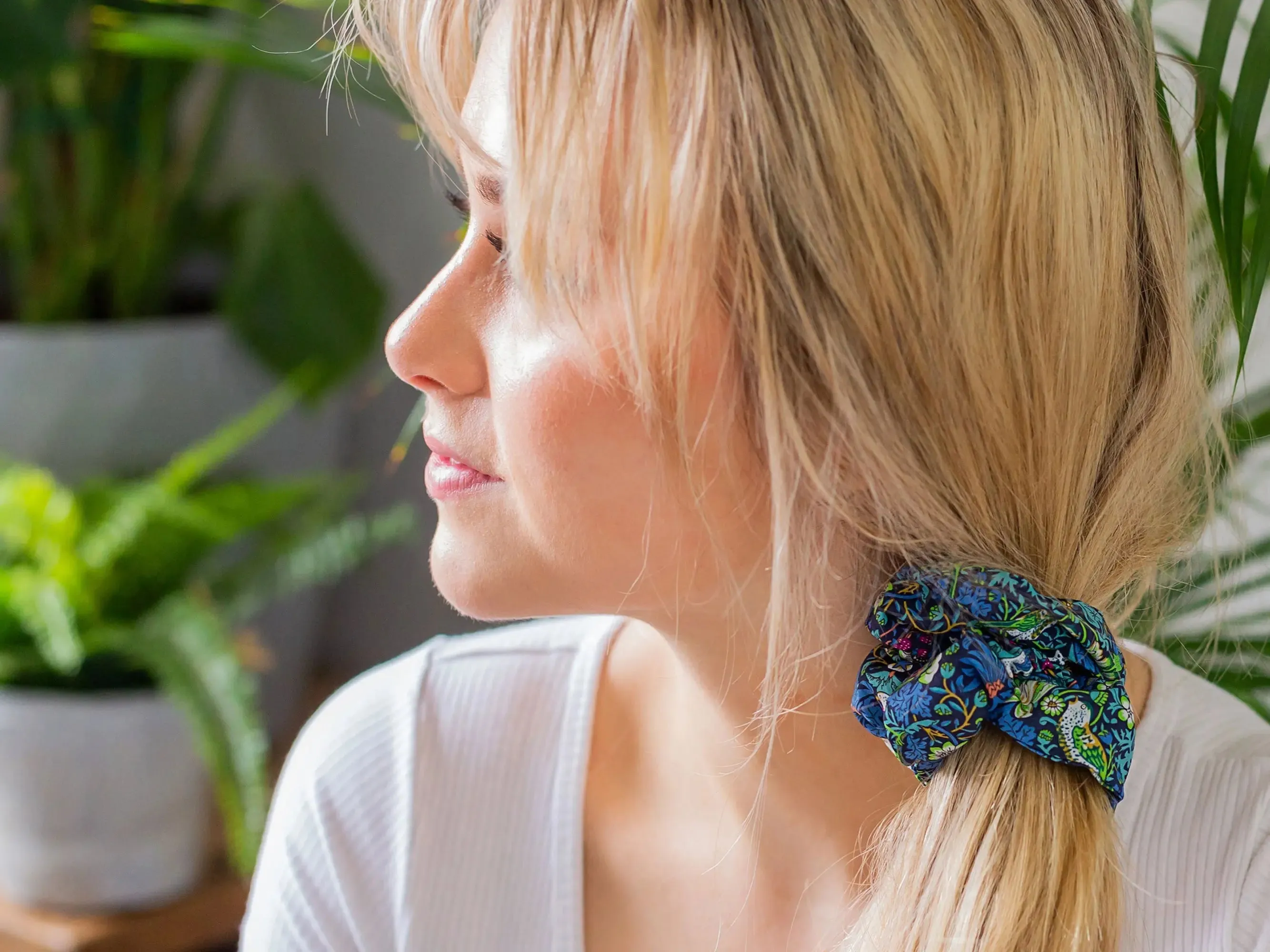 Scrunchie - Liberty Capel G Print