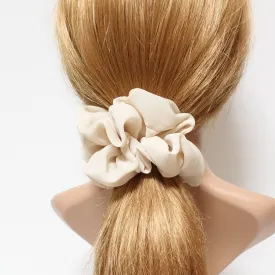 solid chiffon scrunchies women hair elastic accessories