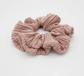 solid pleated scrunchies hair elastic women scrunchy accessories for women