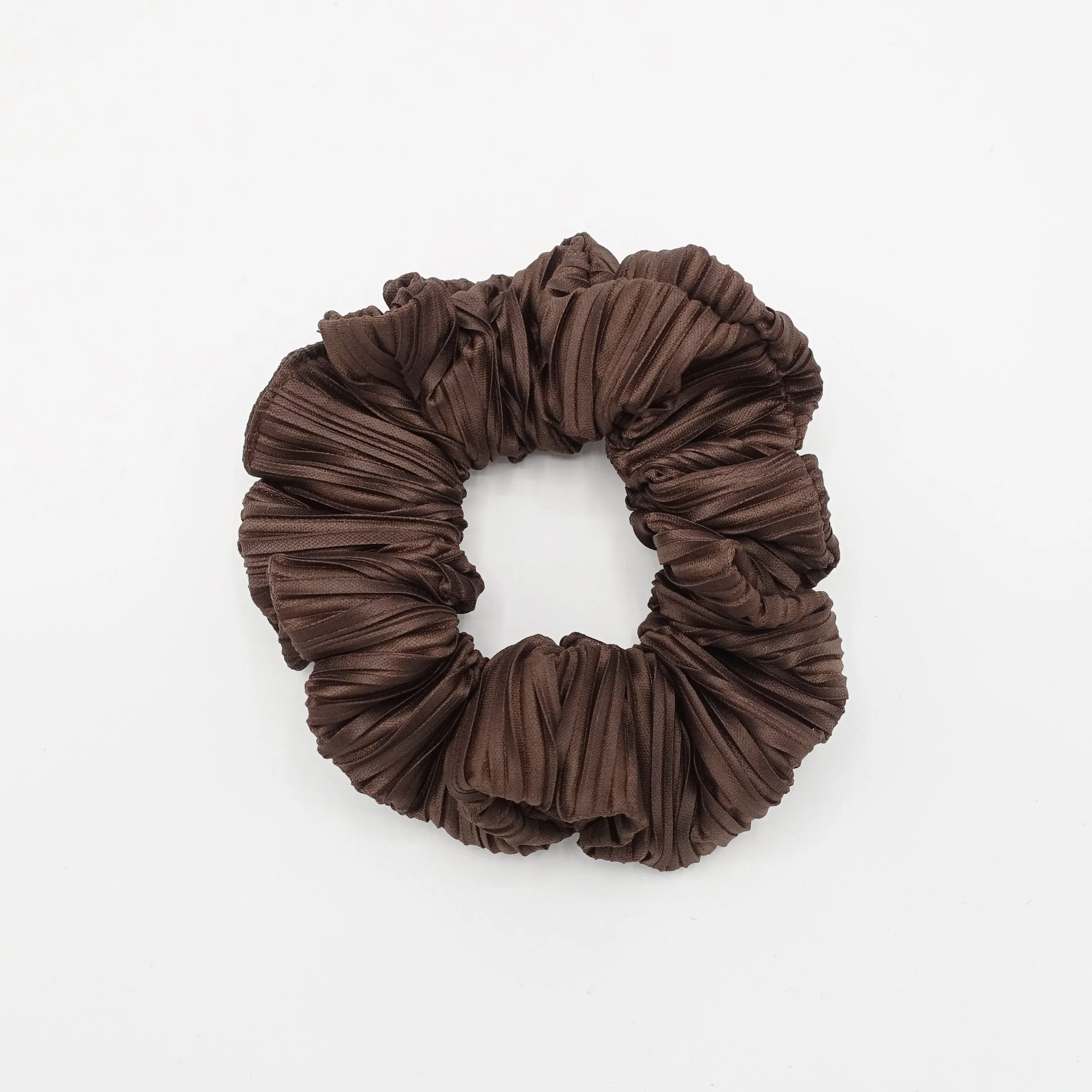 solid pleated scrunchies hair elastic women scrunchy accessories for women