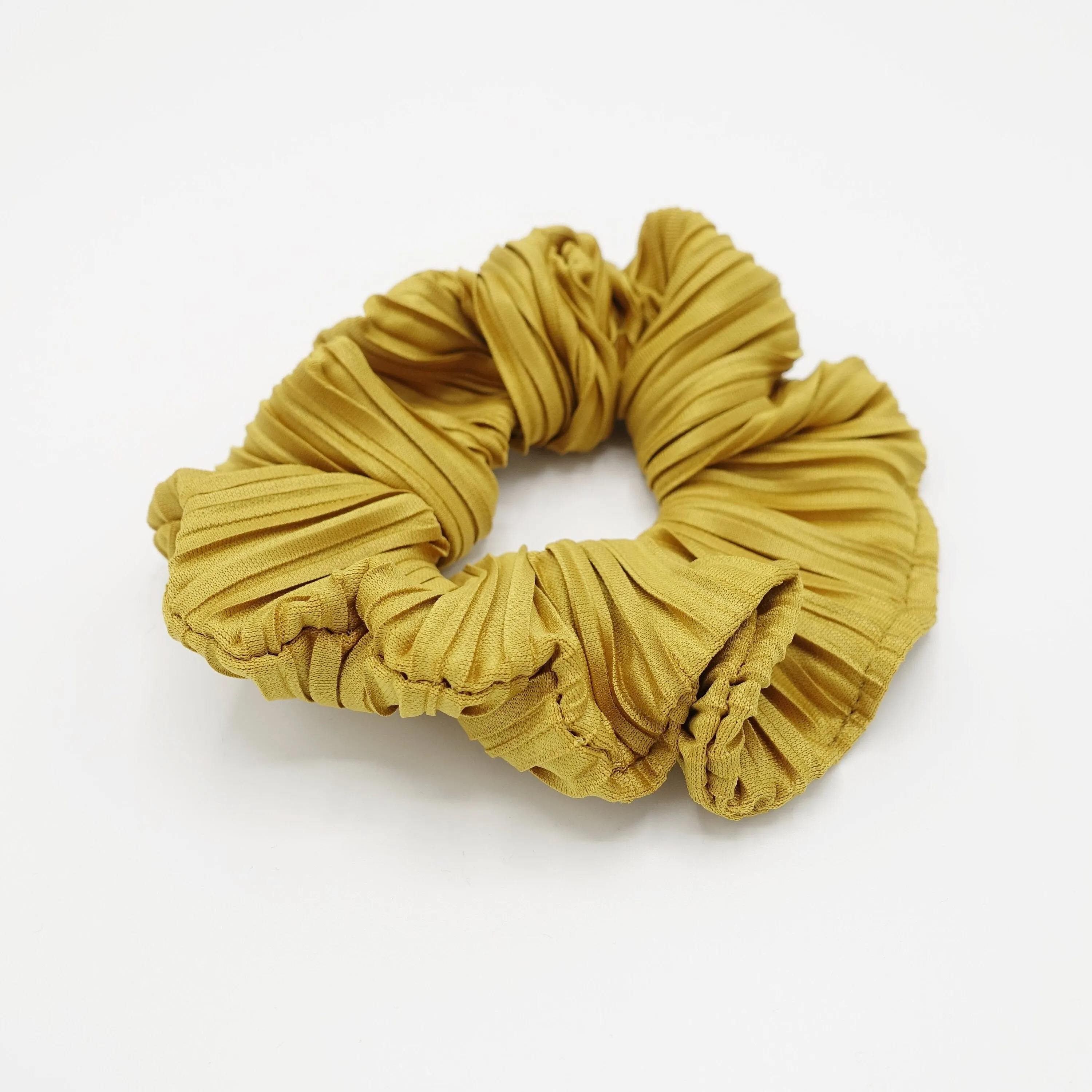 solid pleated scrunchies hair elastic women scrunchy accessories for women