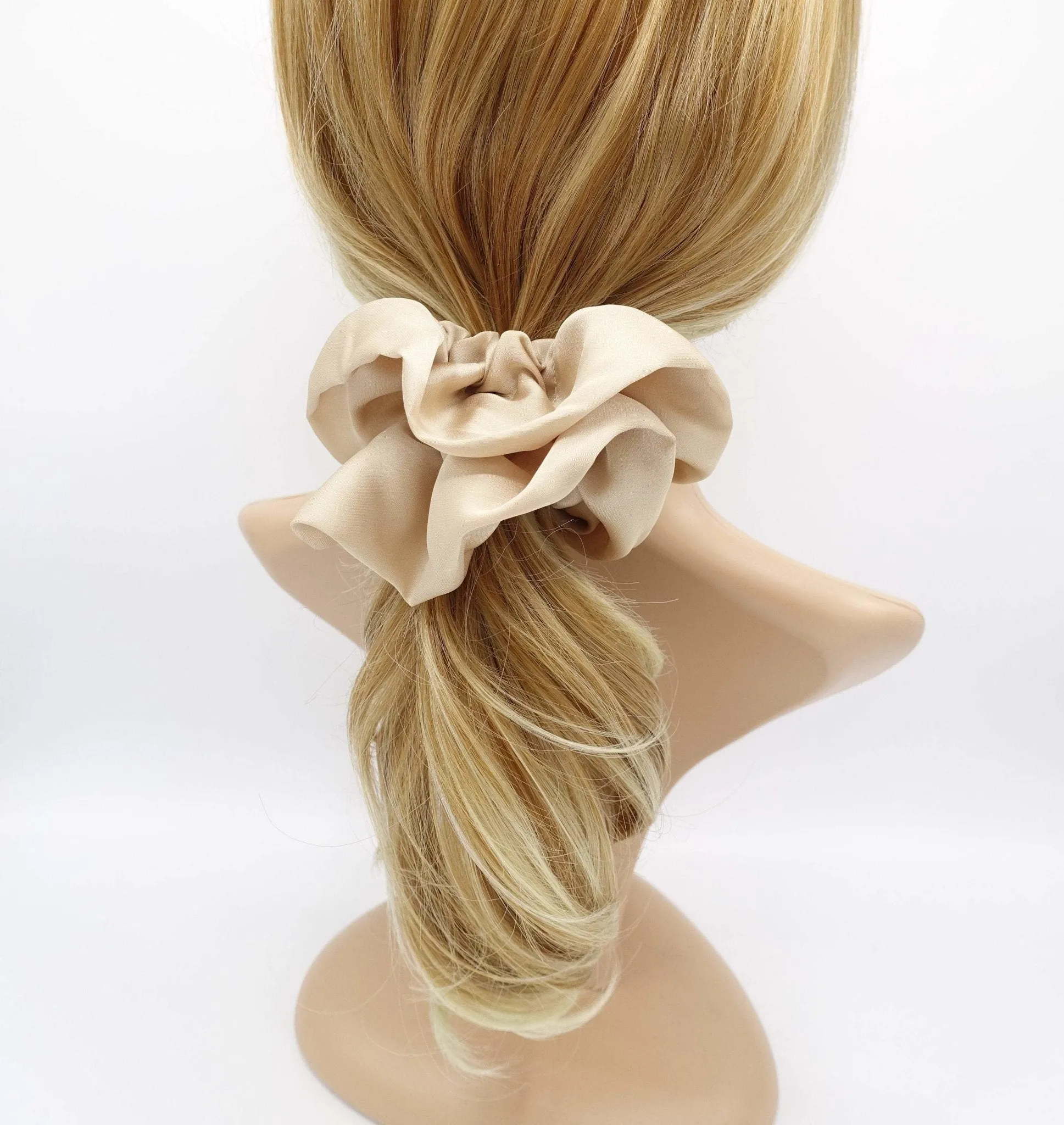 solid satin  oversized scrunchies large scrunchie hair scrunchy women hair accessories