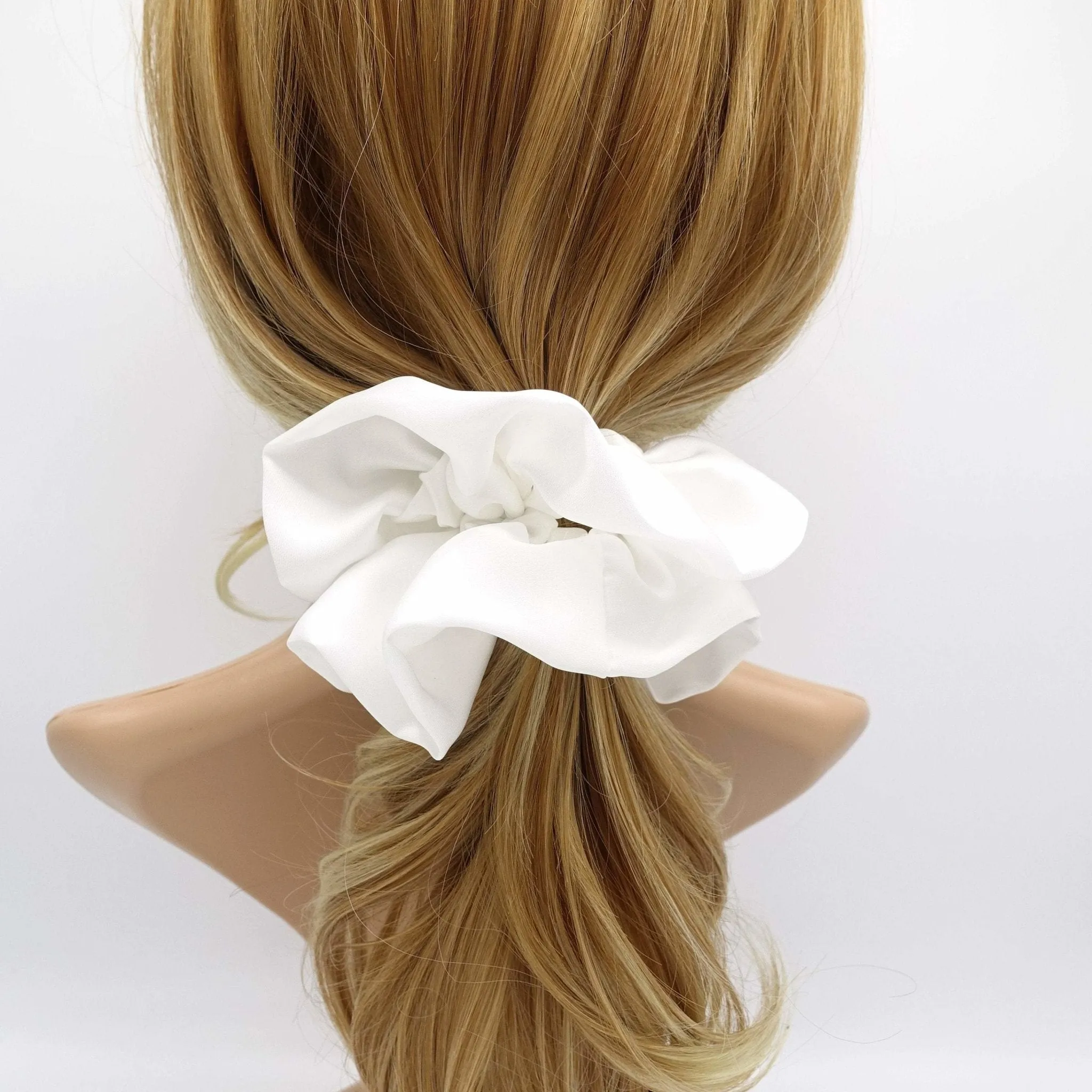 solid satin  oversized scrunchies large scrunchie hair scrunchy women hair accessories