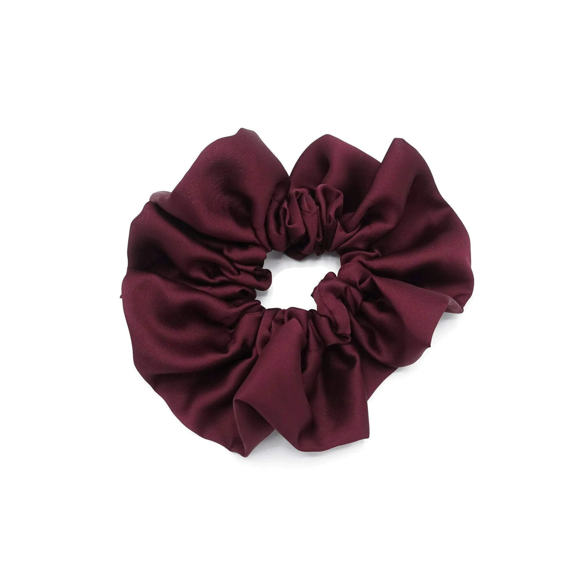 solid satin  oversized scrunchies large scrunchie hair scrunchy women hair accessories