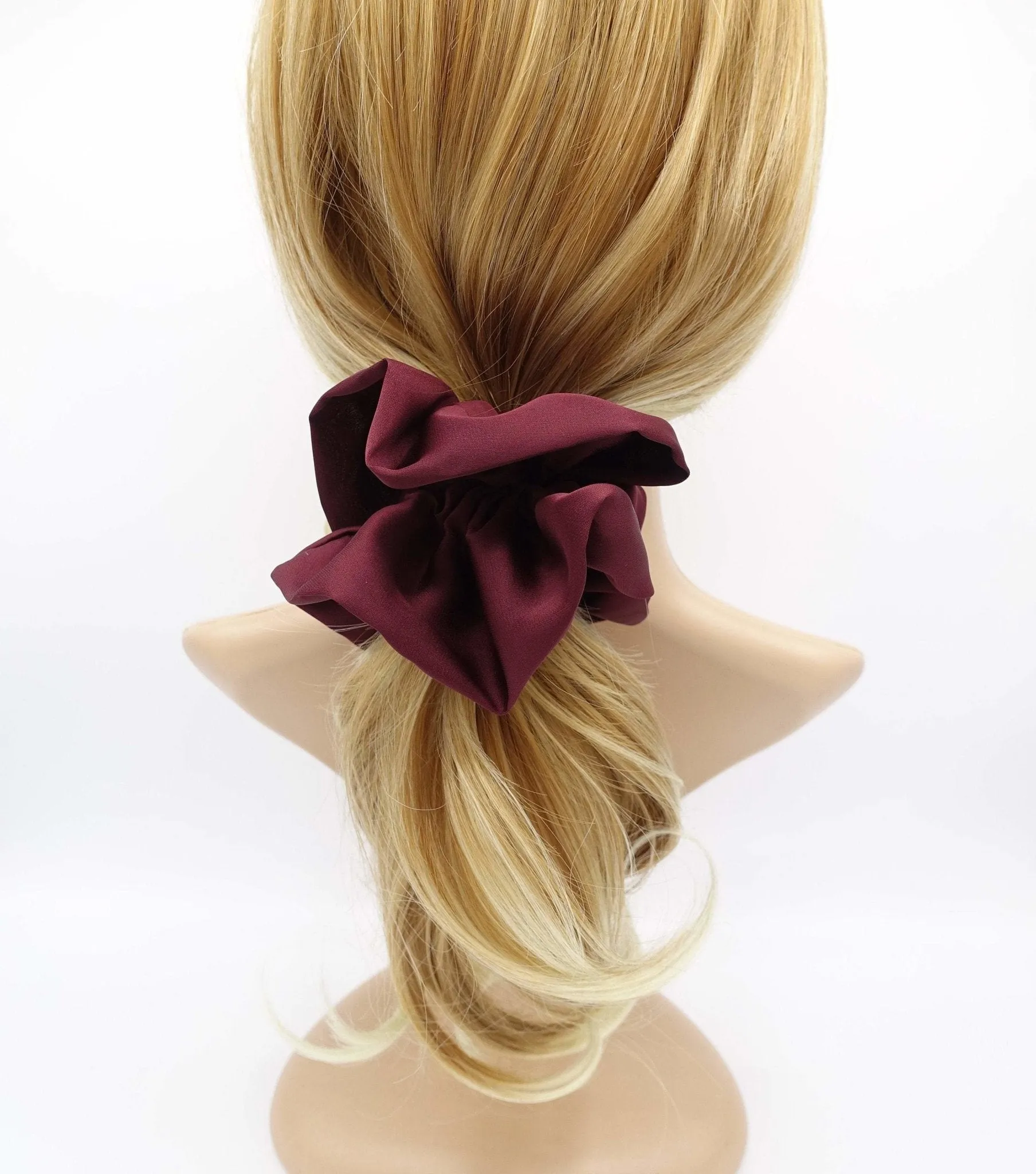 solid satin  oversized scrunchies large scrunchie hair scrunchy women hair accessories