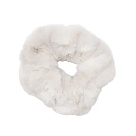 Teddy Bear Scrunchie in Flurry