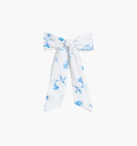 The Belle Bow - Blue Botanical